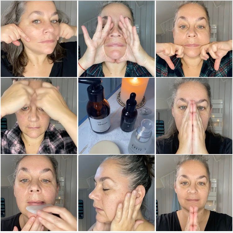cours automassage visage en ligne sur zoom par Laetitia Chauvin